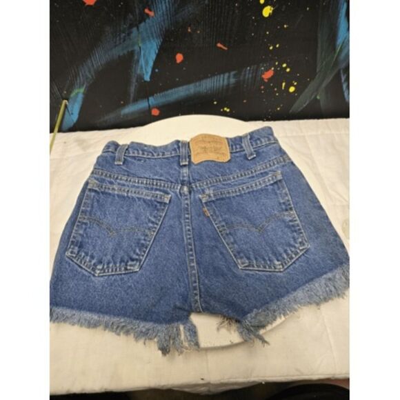 Vintage Levi's Jorts 30‎ Waist 40509-0215 Orange Tag - Picture 5 of 7